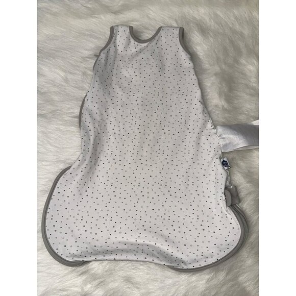 Nested Bean Zen Sleep Sack Small 0-6 Months White Gray Dot Unisex - Picture 2 of 8